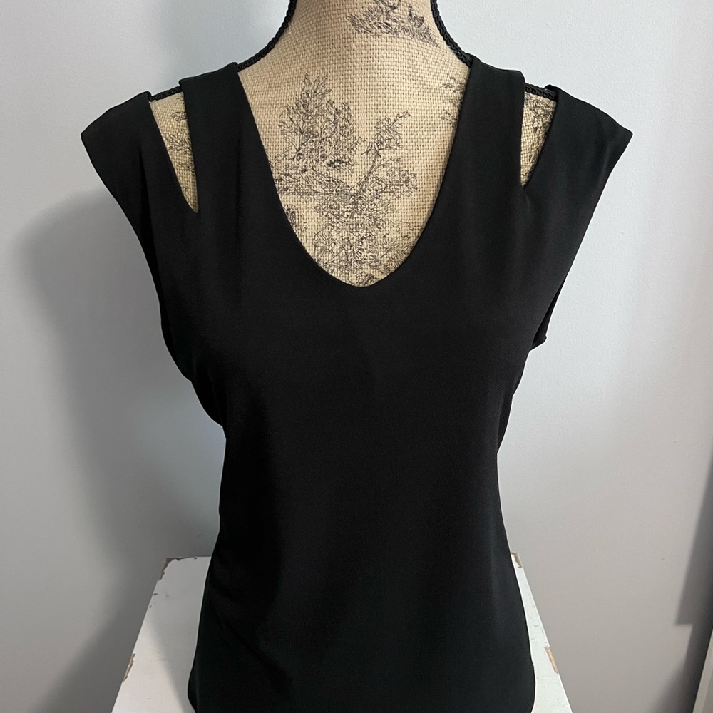 BOLD elements Black Cutout Tank Top